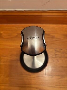 simplehuman Brushed Silver Pedal Trash Can